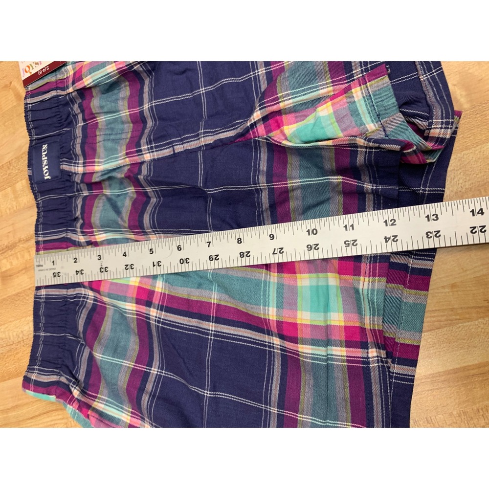 Joyspun Sleep Shorts Women S Small Multicolor Plaid Floral 2 Pack Pajama Bottoms - Picture 5 of 11